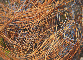 Image showing Metal rusty garbage - industrial wastes