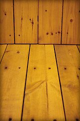 Image showing Wooden wall and floor - natural background