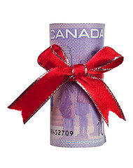 Image showing Canadian money gift