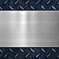 Image showing old metal background texture