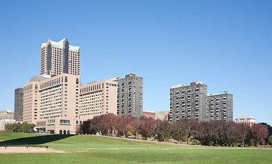 Image showing skyline cityscape of saint louis