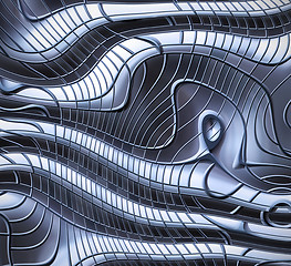 Image showing abstract steel metal background