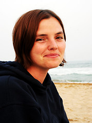 Image showing Girl at the beach