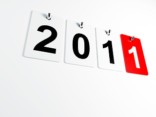 Image showing 2011 3d background