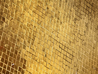 Image showing golden tiles