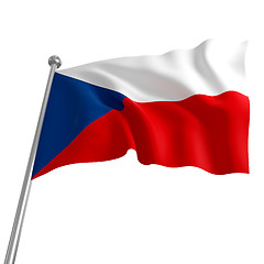 Image showing czeck republic flag