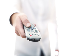 Image showing remote control tv background