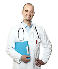 Image showing young smiling doctor