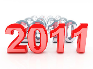 Image showing 2011 3d background