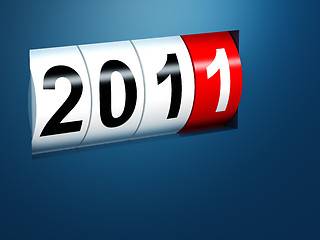 Image showing 2011 new year background