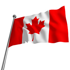 Image showing flag of canada