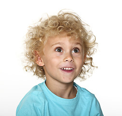 Image showing blond boy portrait