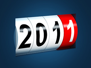 Image showing 2011 new year background