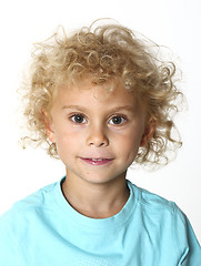 Image showing blond boy portrait