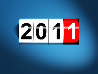 Image showing 2011 new year background