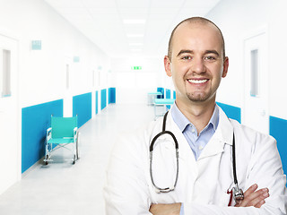 Image showing young doctor portrait