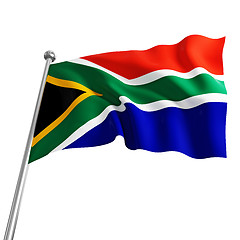 Image showing south africa flag