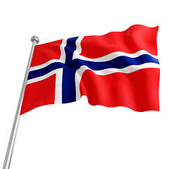 Image showing flag of norway