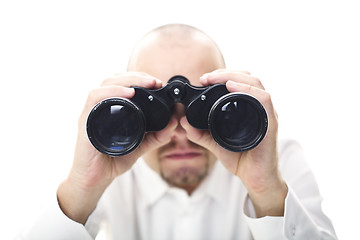 Image showing man with binocular