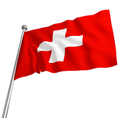 Image showing swiss flag