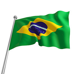 Image showing flag of brazil