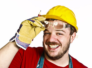 Image showing manual worker portrait