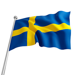 Image showing sweden flag