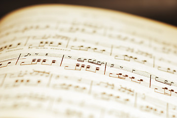 Image showing printed music