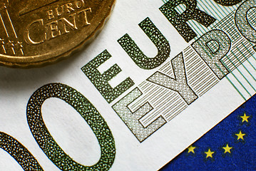 Image showing euro banknote