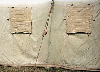 Image showing military tent