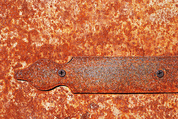 Image showing rusty hinge 