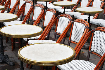 Image showing wicker chairs