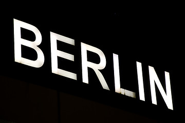 Image showing berlin illuminated letters