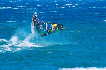 Image showing Wind surfing