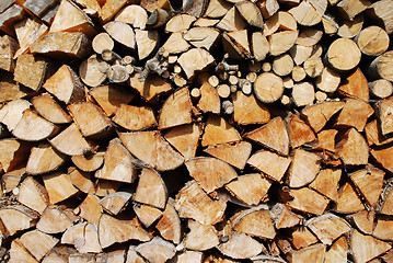 Image showing cutted firewood