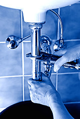 Image showing plumber repairman