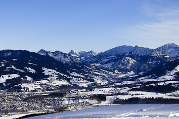 Image showing bavarian alps in winter