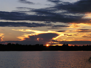 Image showing sunset