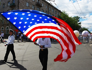 Image showing american flag