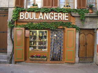 Image showing French bakery found in a little village.