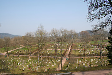 Image showing churchyard