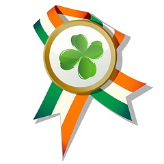 Image showing St.Patrick badge