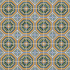 Image showing Seamless tile pattern