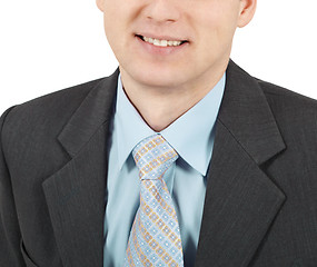 Image showing Smiling young businessman