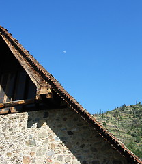 Image showing Church and skies. Galata. Cyprus