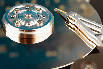 Image showing Hard disk close up