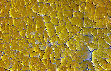 Image showing Texture - surface of oil paint with cracks