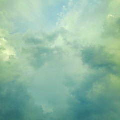 Image showing Square picture cloudy sky