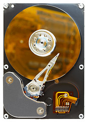 Image showing Disassembled computer hard disk