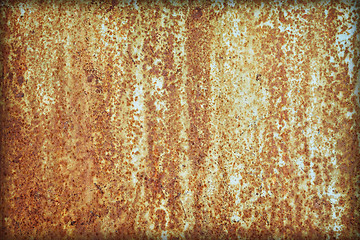 Image showing Weathered metal old background
